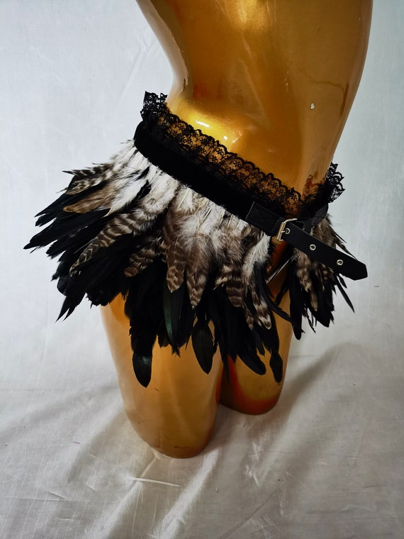 Rooster Feather Belt Skirt Stage Show Feather Skirt Festival Burlesque Belt Skirt Etsy