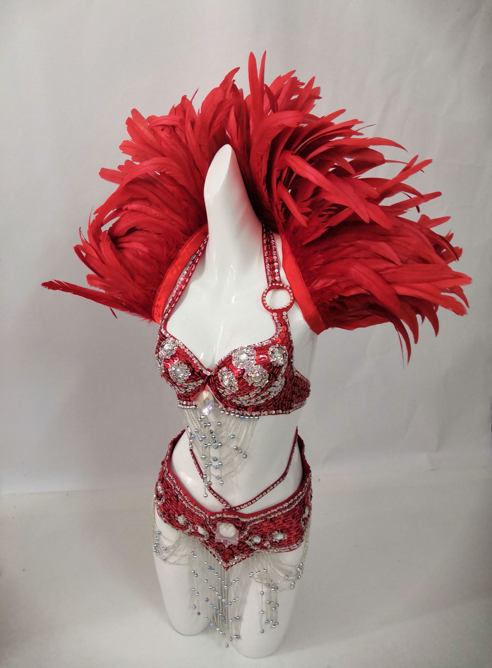 3pcs Sexy Showgirl Outfit Stage Show Costume Rave Outfit Las Etsy