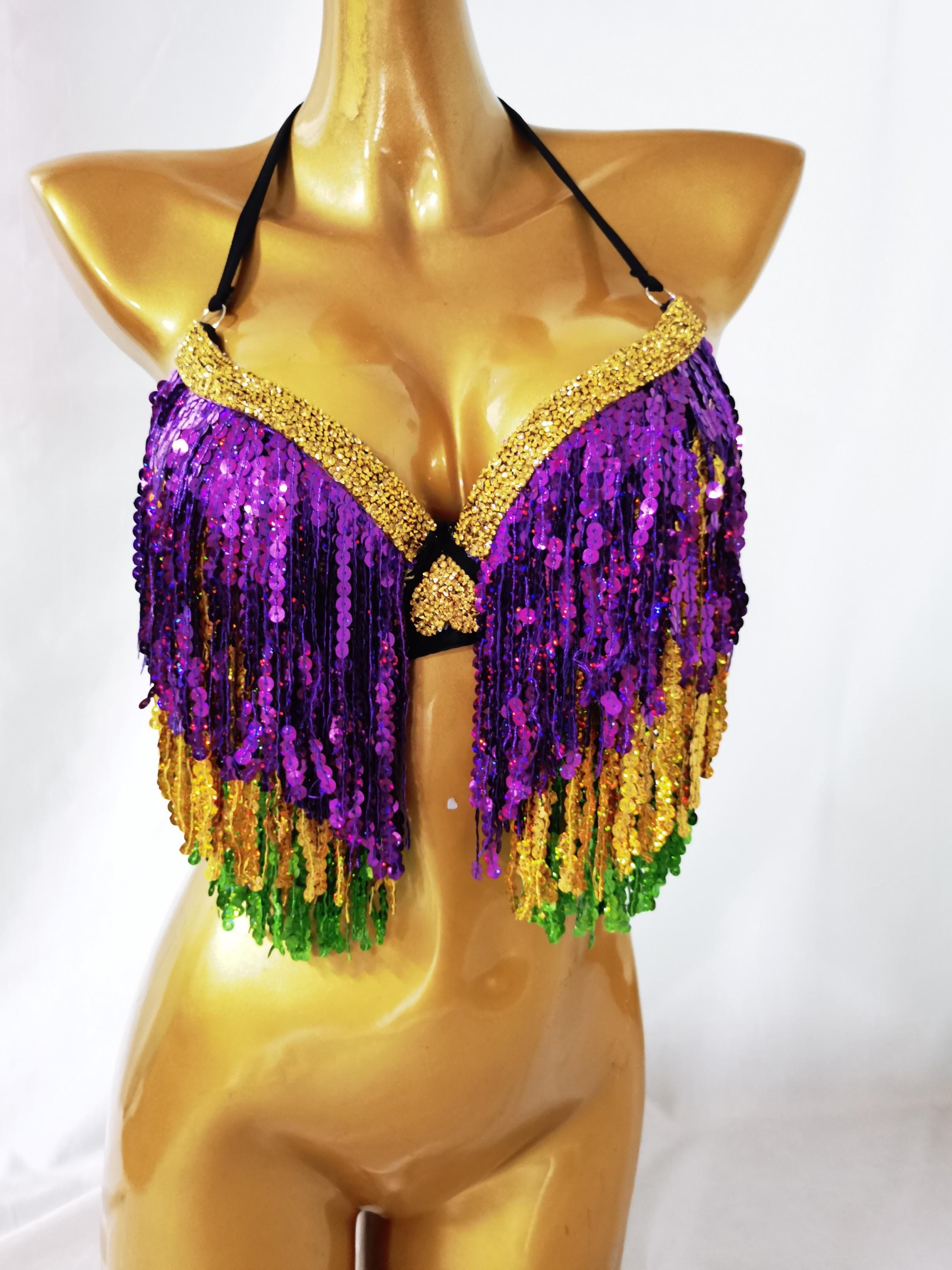 Women Mardi Gras Bra - Etsy