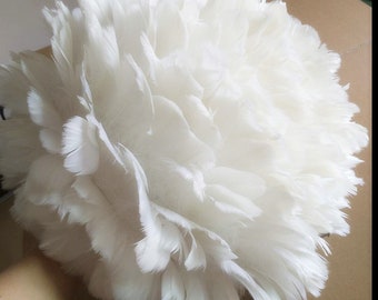 3" wide 10yds/pk goose feather trim #FT2019013