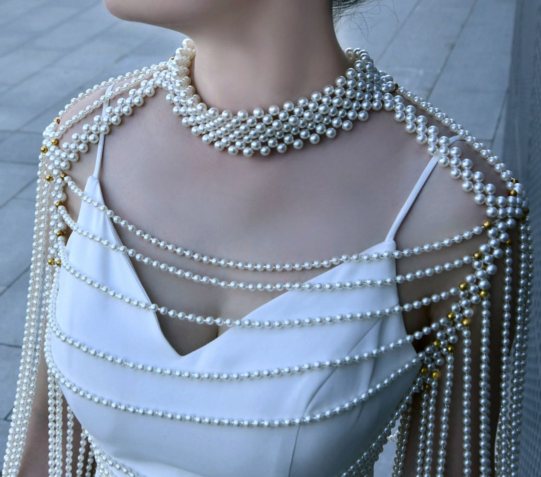 Pearl Bra Bikini Design Body Jewelry Outfits main image 0