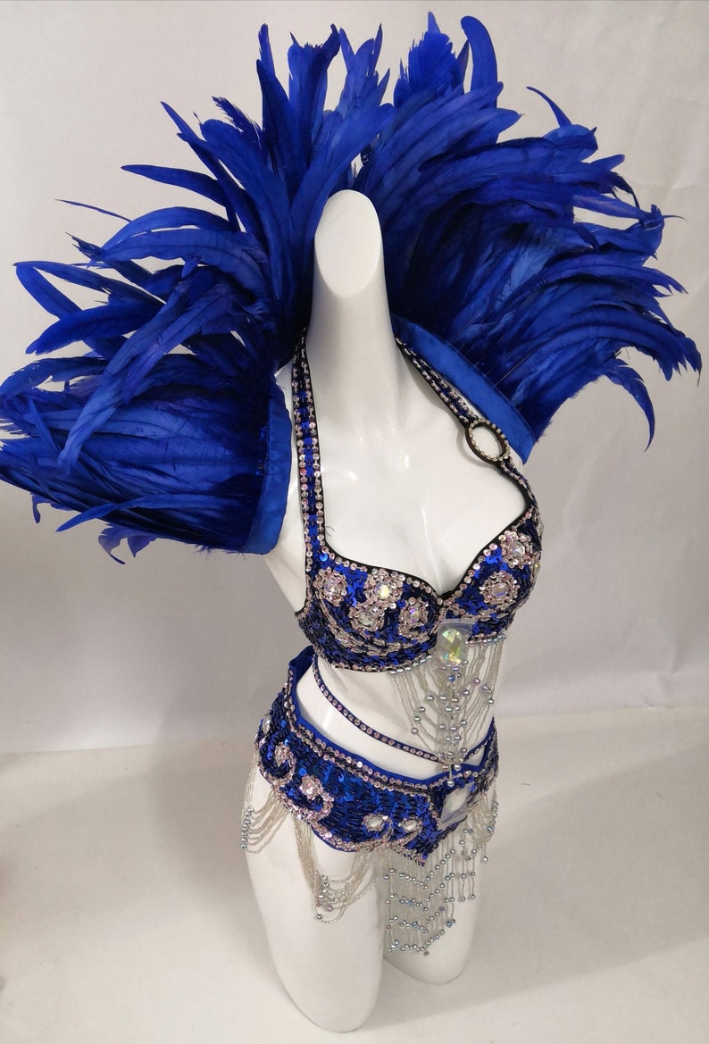 3pcs Sexy Showgirl Outfit Stage Show Costume Rave Outfit Las Etsy