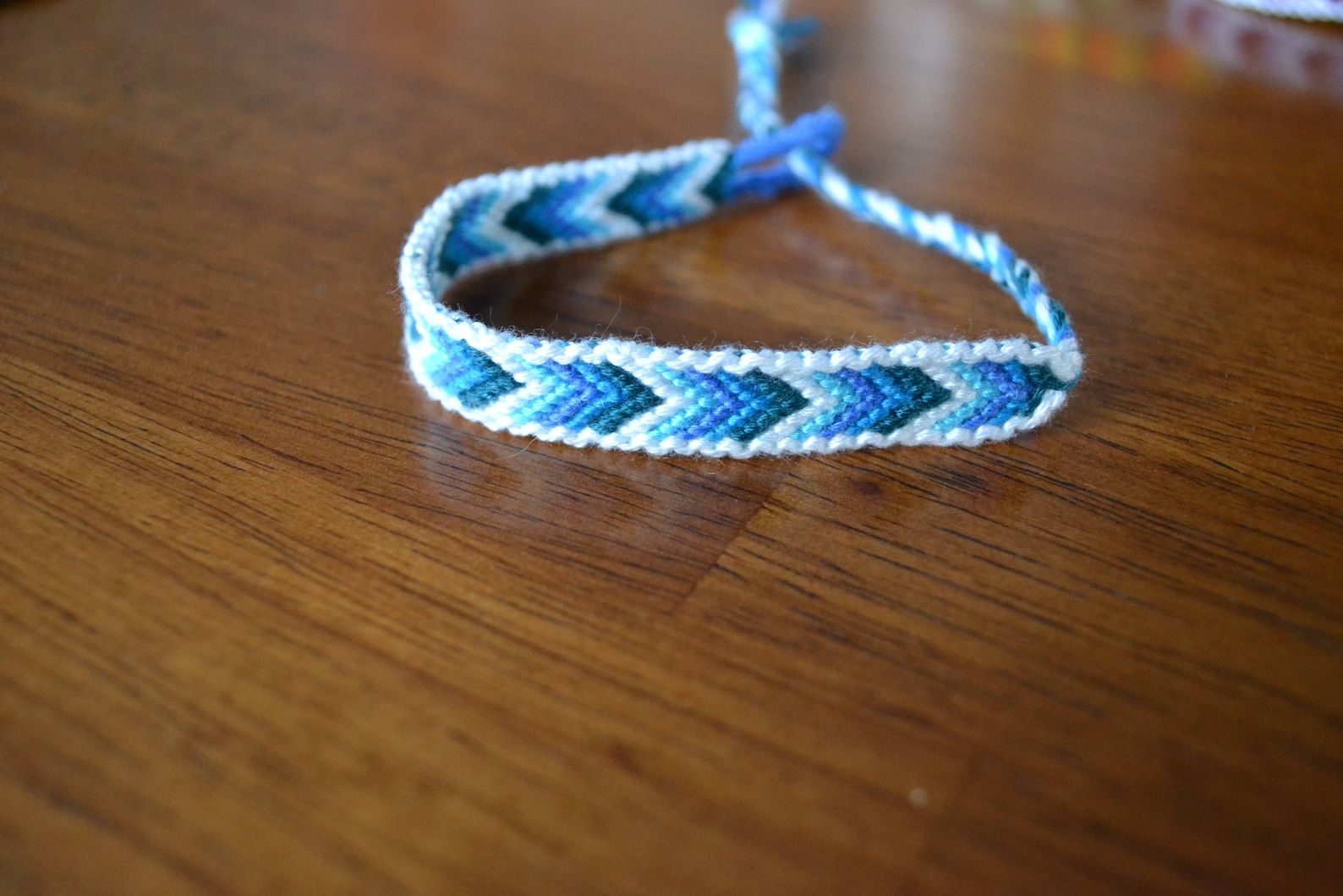 Customizable Bordered Chevron Pattern Friendship Bracelet Etsy