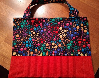 Activity Bags for Kids | ONE (1) | 13"x10" | Comes with Crayons Coloring and Activity Books | 100% Cotton Fabric | Free U.S. Shipping