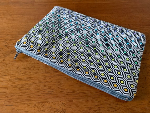 Buy ONE Zipper Pouch 6X9 Inches Cotton Material Cotton Lining Nylon Zipper Zip Pouch Bag Accessories Accessories Online in India Etsy