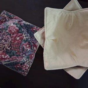 Bowl Cozy | Set of four (4) | Medium Sized | Soup Bowl Sized | Sewn | Handmade | 100% cotton | Free U.S. Shipping