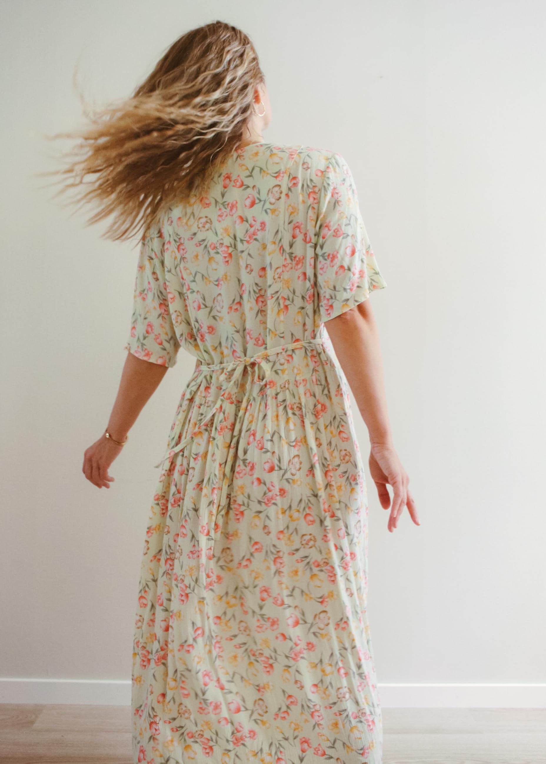 90s button down maxi dress Vintage 90s Pink Cabbage Rose Floral Print Button Down Maxi Dress Total Recall Vintage