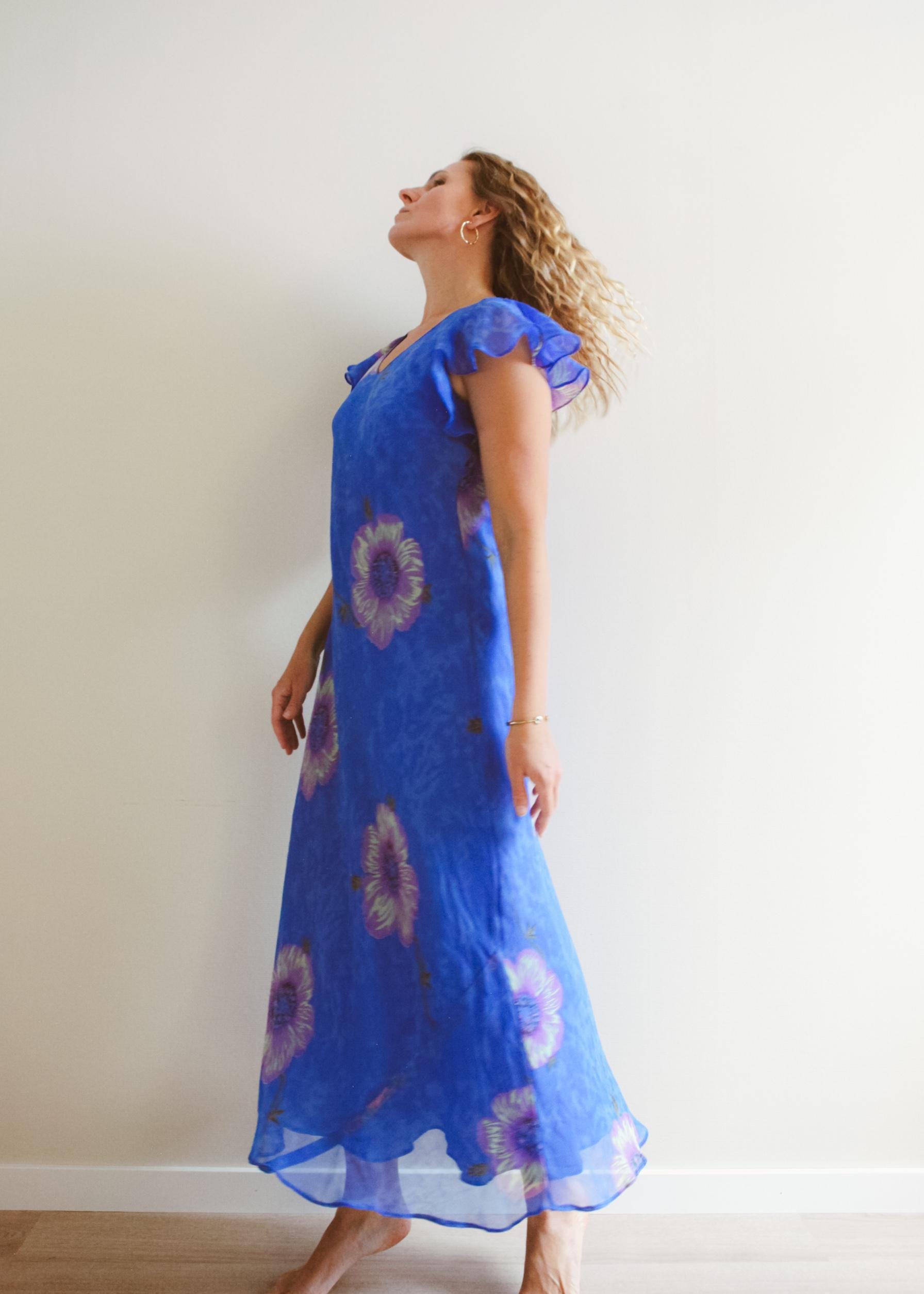 Cerulean Blue Dress - Etsy Canada Cerulean Blue Dress - Etsy Canada