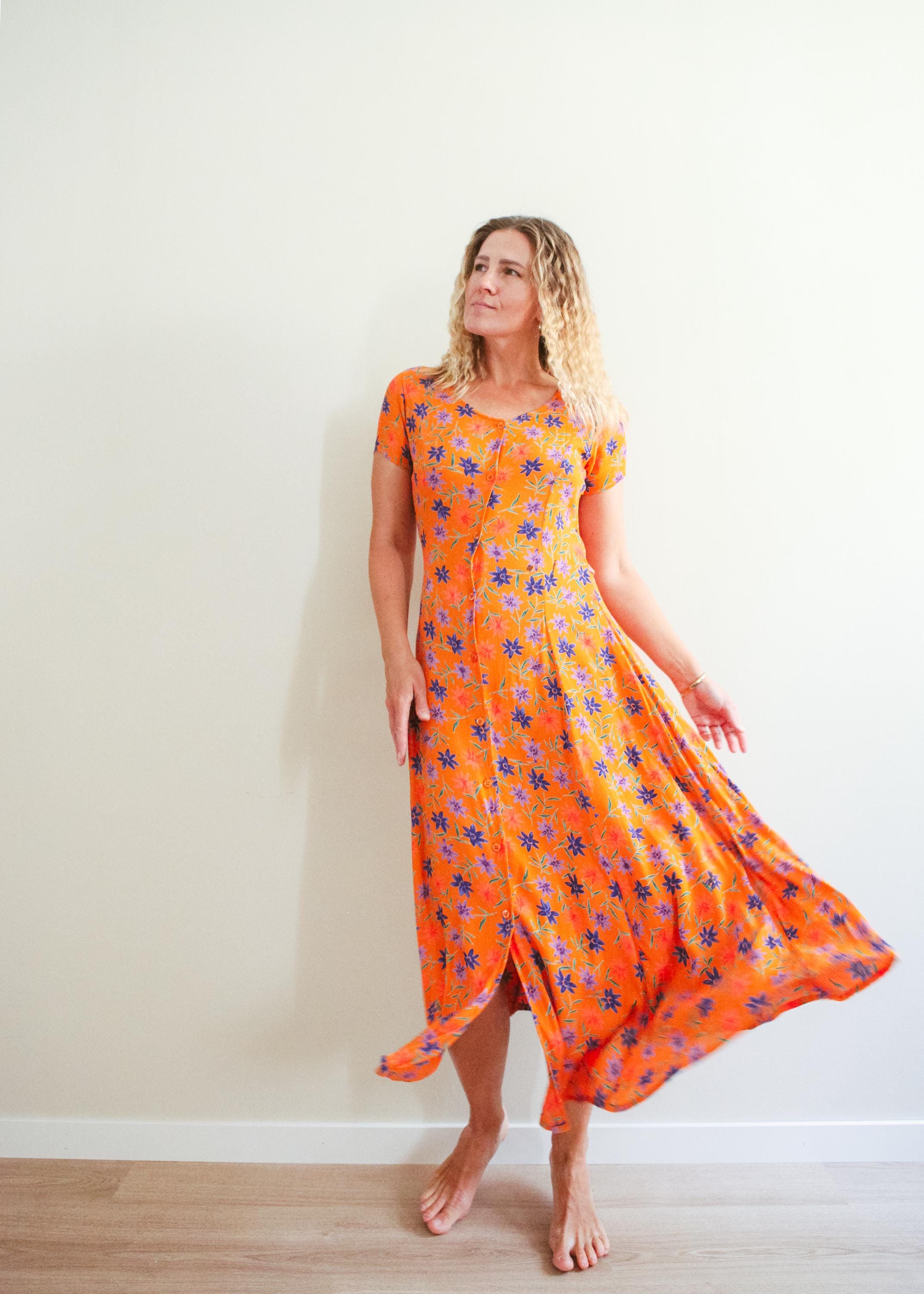 Vintage 90s Sunflower Maxi - Etsy