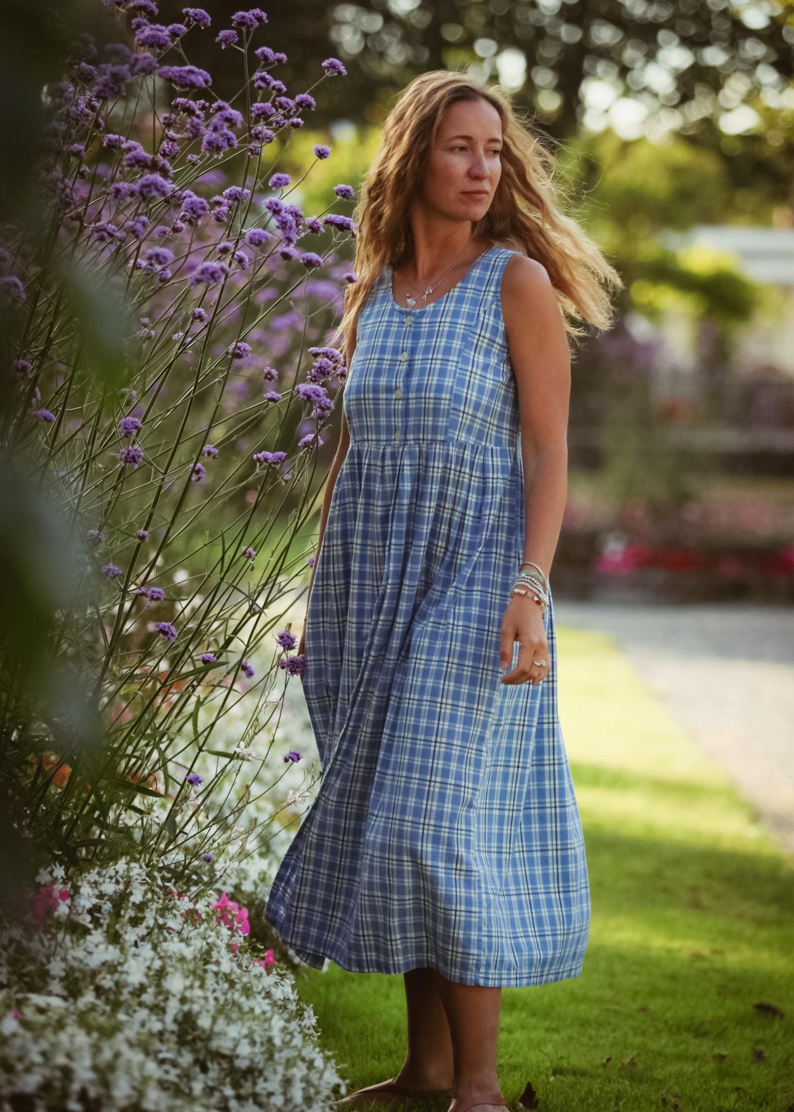 90s gingham dress 90s Gingham Summer Dress lg