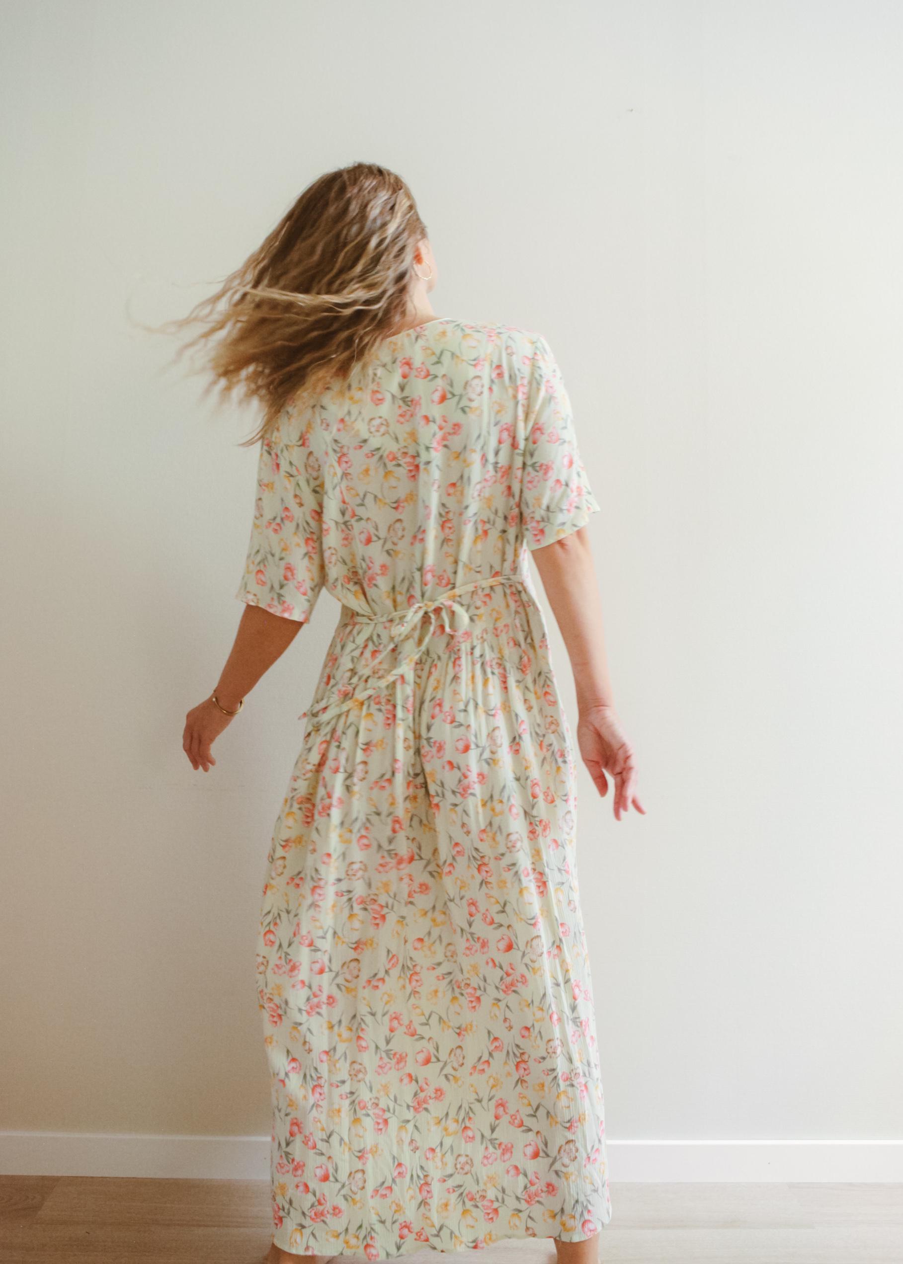 90s button down maxi dress Vintage 90s Pastel Floral Button Down Maxi Dresses / 90s Floral Shirt Dress / Pastel Floral Vintage Maxi Dress
