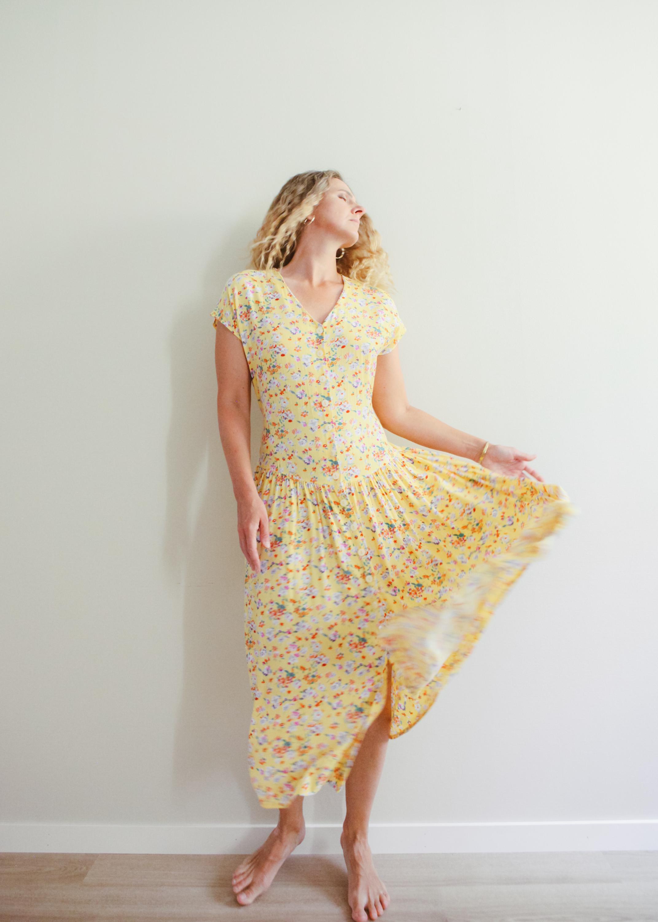Button Down 90's Floral Dress 90s Floral Button Dress Page