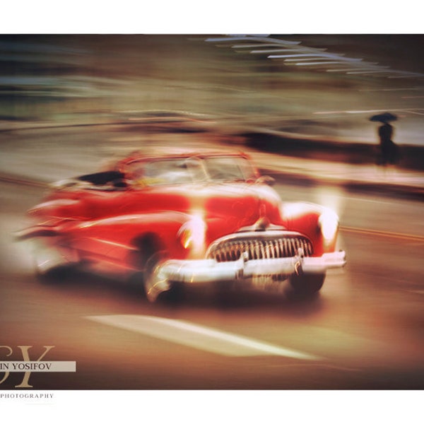 Retro car photographic print, poster by Svetlin Yosifov|Vintage WallDecor|Classic Art|Photo gifts|Travel Photo|Large Wall/Collector's value