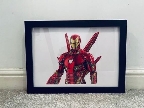 Buy 8x10 Tony Stark Iron Man Fan Art Superhero Marvel Charcoal Drawing  Print Online in India - Etsy