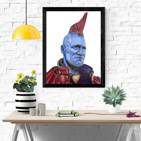 Hyper-realistic Drawing of Yondu Udonta – Marvel - Guardians of