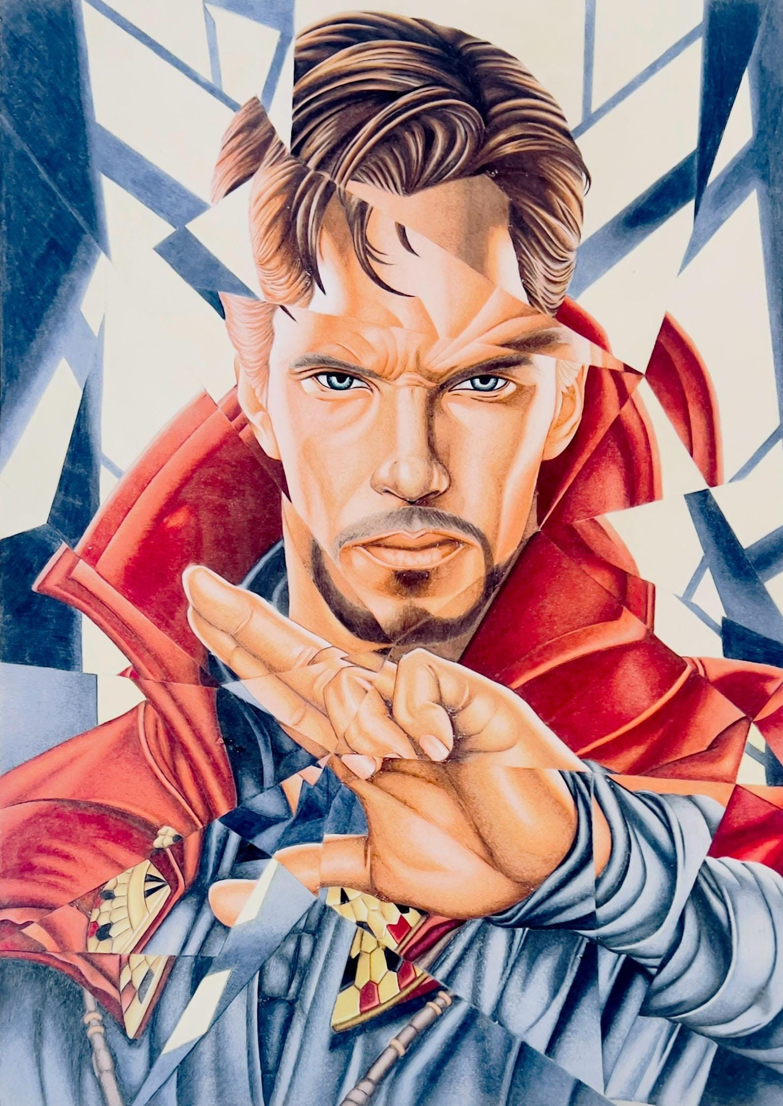 ドクター・ストレンジの超リアルなイラスト – マーベルコレクターズ