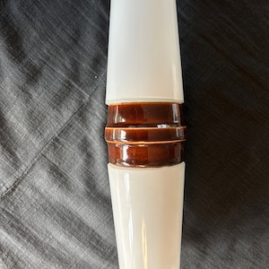Brown Ifø vintage bathroom lamp.