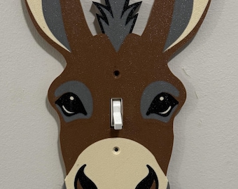 3d Printed Multi-Color Donkey Light Switch Cover