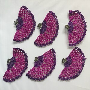 Motif fleurs au crochet 6 pièces, broche au crochet hoby ethnique, postiche bohème, morceau de cheveux d'Anatolie, collier vintage,