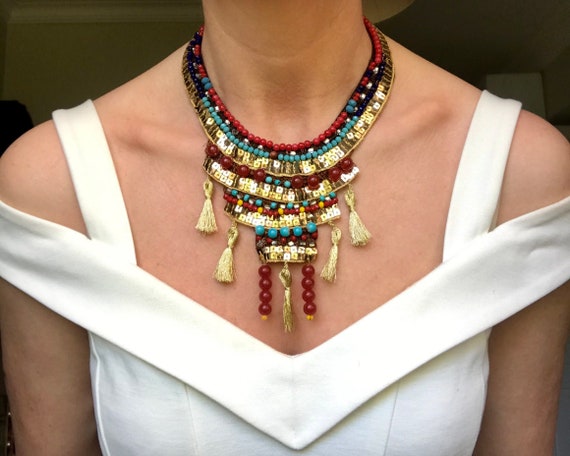 Western choker necklace online deals