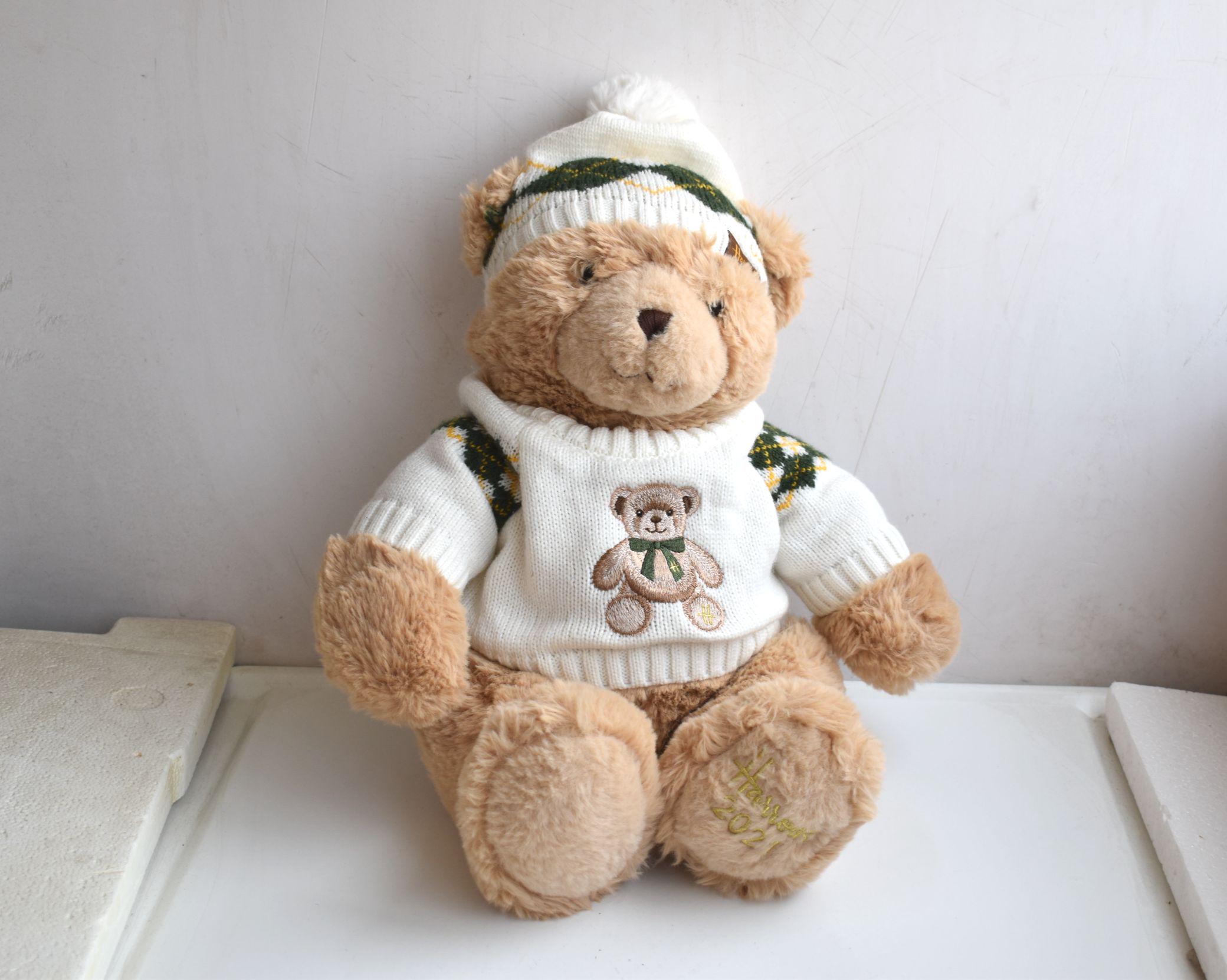 Harrods ハロッズ ぬいぐるみ 2021 Christmas bear Harrods 2021 Christmas Bear: Buy Online at Best Price in UAE