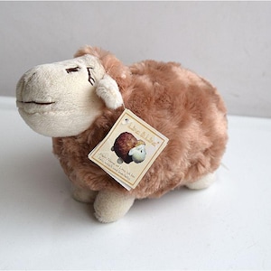 Vintage 6&quot; Lina Florex Sheep Lamb Plush Stuffed Soft Toy Kids Nursery Room Decor Animal Figurine