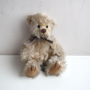 Vintage 8&quot; Claridge Russ Berrie 100 Years Anniversary Teddy Bear Plush Stuffed Soft Toy European Kids Nursery Room MCM Animal Figurine