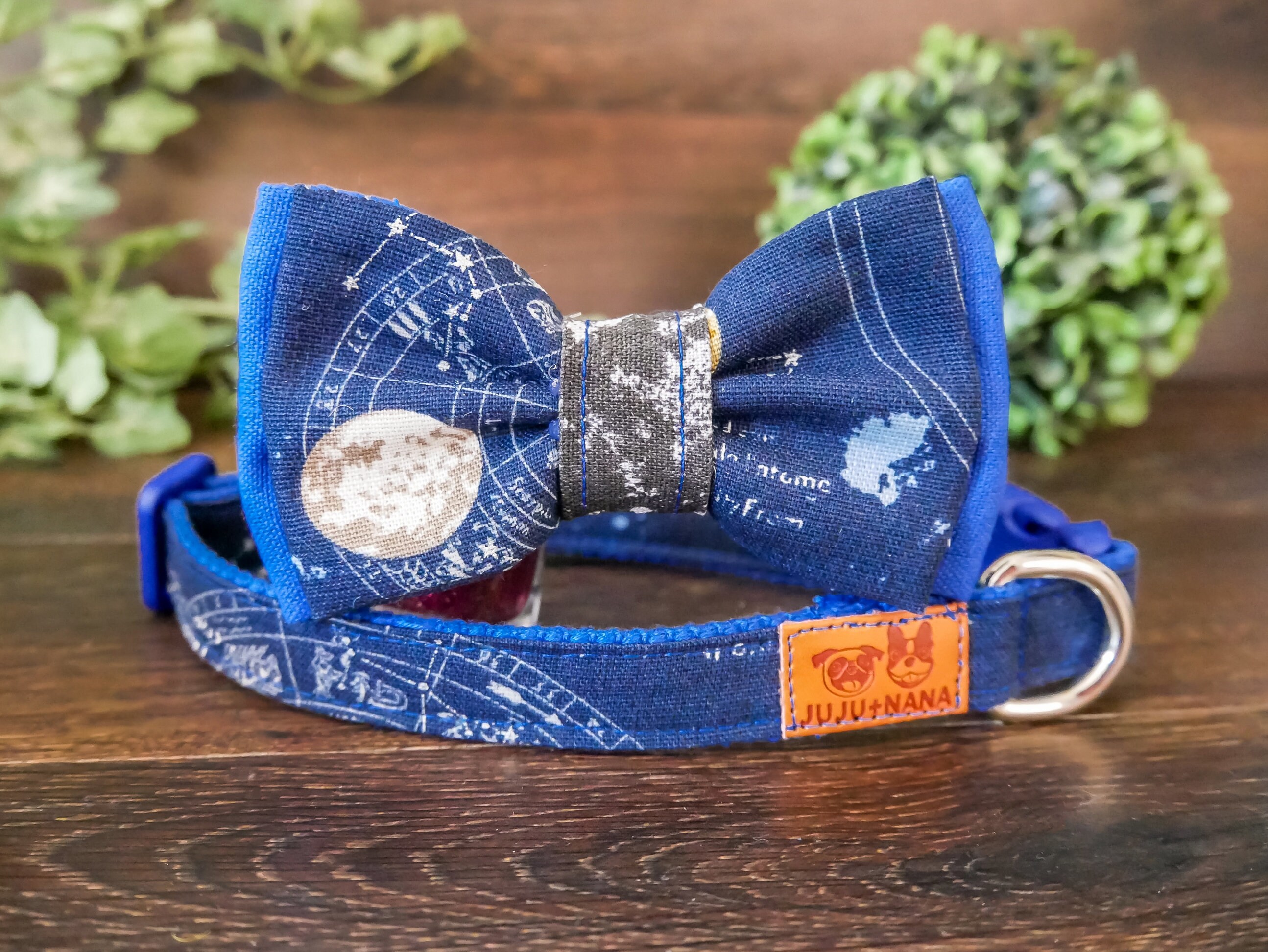etsy dog collar bow tie