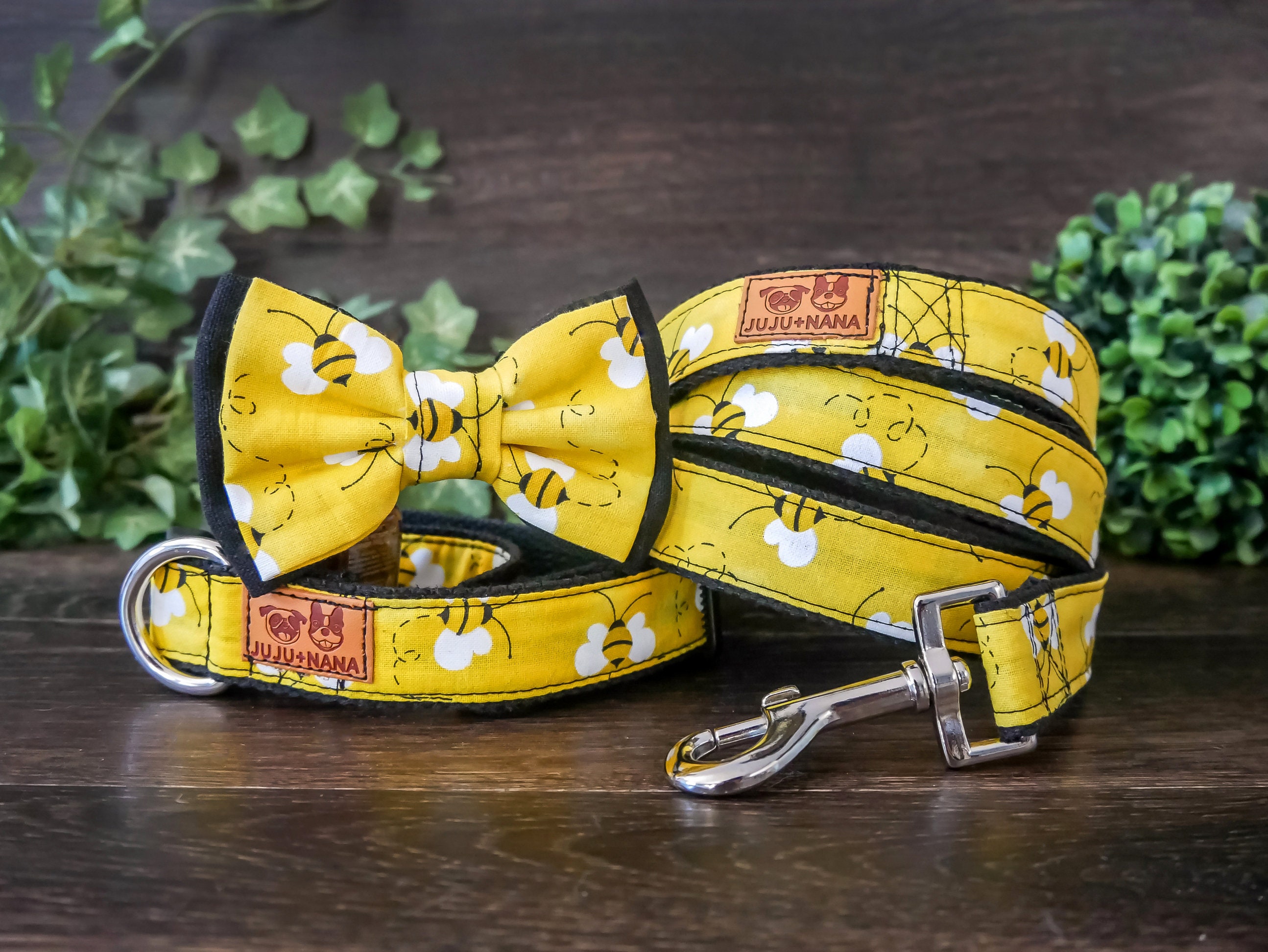 Cute Bee Dog Harness Collar Leash Set Girl Boy Dog Harness Etsy Norway