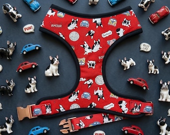 French bulldog harness vest/ Frenchie harness/ Boston Terrier harness