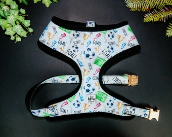 Pettorina sportiva per cani da calcio/Gilet con pettorina per cani da calcio per ragazzi/Pettorina originale per cani maschi/Pettorina carina per cuccioli/Pettorina piccola e media/Pettorina grigia