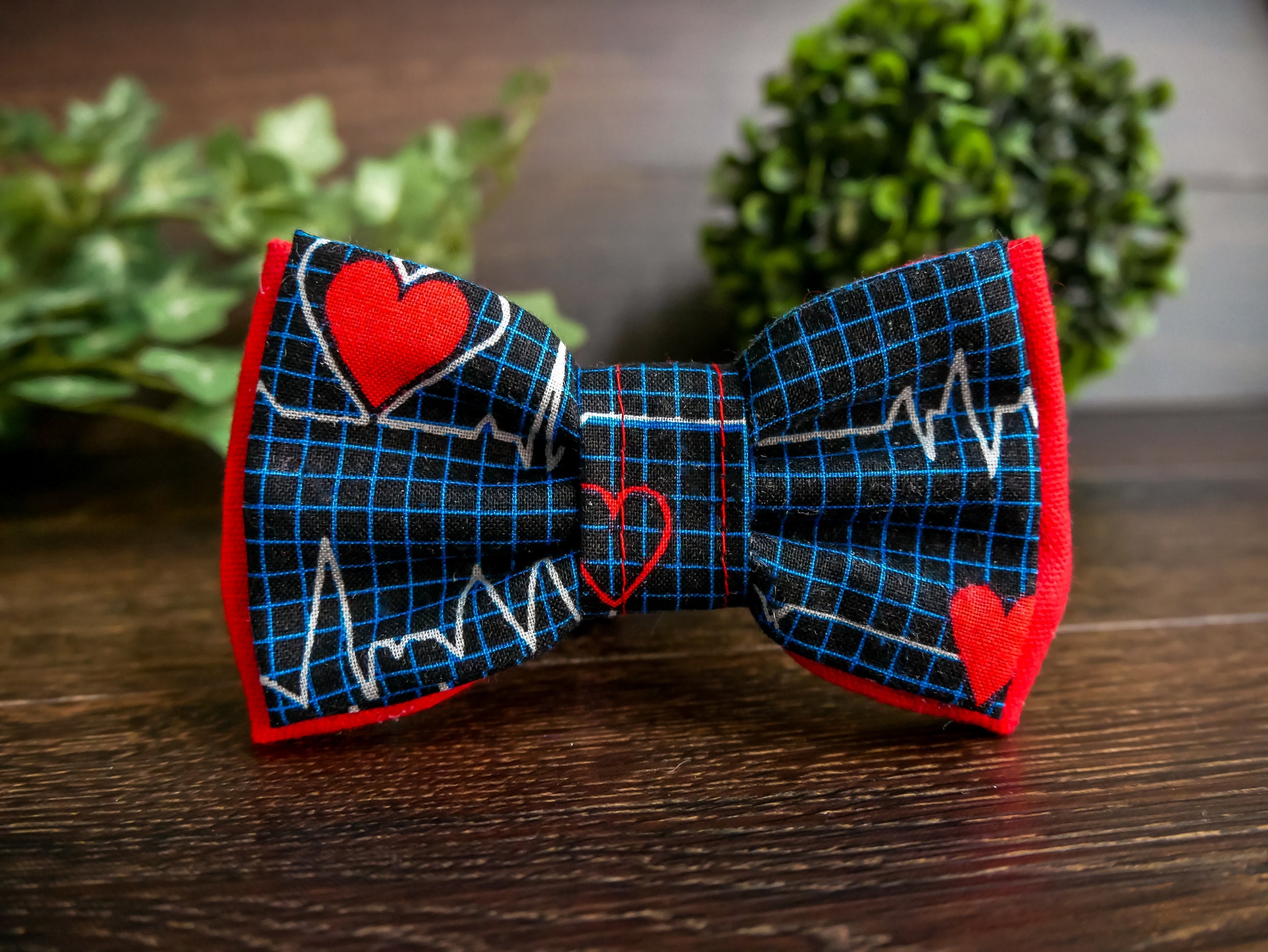 etsy dog collar bow tie