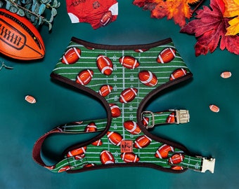 Pettorina sportiva per cani da calcio/Gilet con pettorina per cani da ragazzo e ragazza/Pettorina originale per cani maschi/Carina pettorina verde/Pettorina in tessuto morbido/Pettorina di design