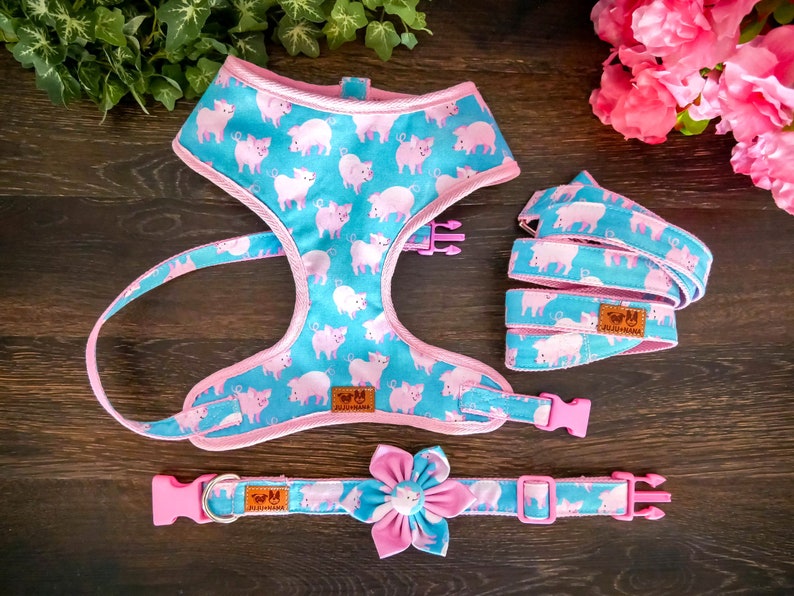Piggy Dog Harness/ Girl Boy Dog Harness/ Cute Pig Dog Harness/ Etsy