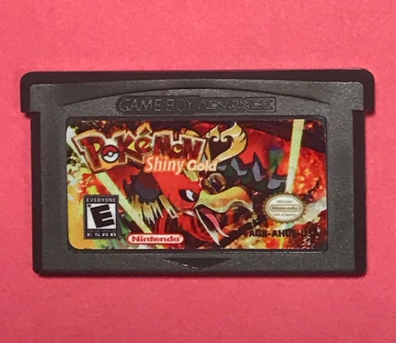Pokemon Shiny Gold Vb57z Fan Made Hack Gba Gameboy Advance