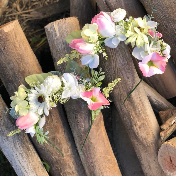 Tulip Flower Crown Etsy