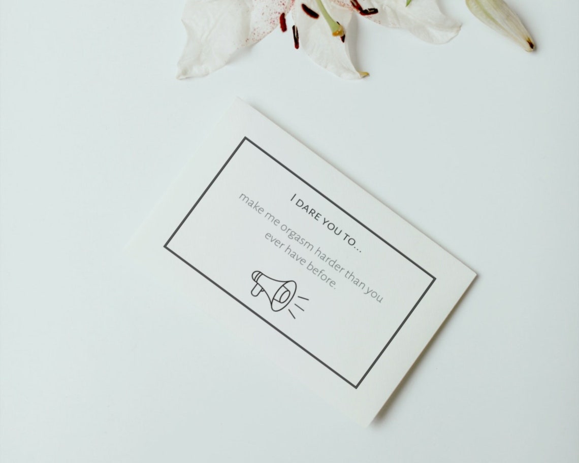 Printable Sex Card Game for Couples - Dirty Dares | Intimate Couples Game for Adults | Sexy Date