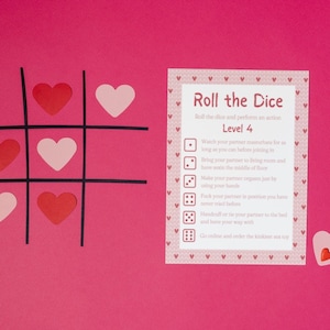 Dirty Valentines Roll the Dice Game for Couples Spice Things Up