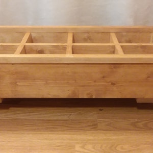 Herb planter box on wheels image 1