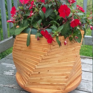 Plantador de Deck. Hexágono