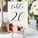 see more listings in the Table numbers section