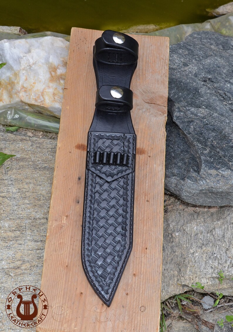 CUSTOM HANDMADE LEATHER Knife Sheaths Etsy