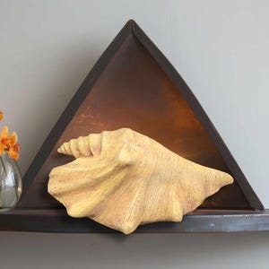 Conch Shell Biodegradable Urn - Sea shell urn Ideal for Land or Water for beach lovers or surfers