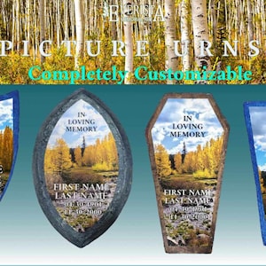 Biodegradable urn Keystone Picture Urn 100% customizable