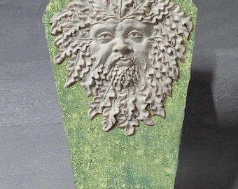 Urna bara classica biodegradabile con uomo verde. Per l'interramento in terra o in acqua
