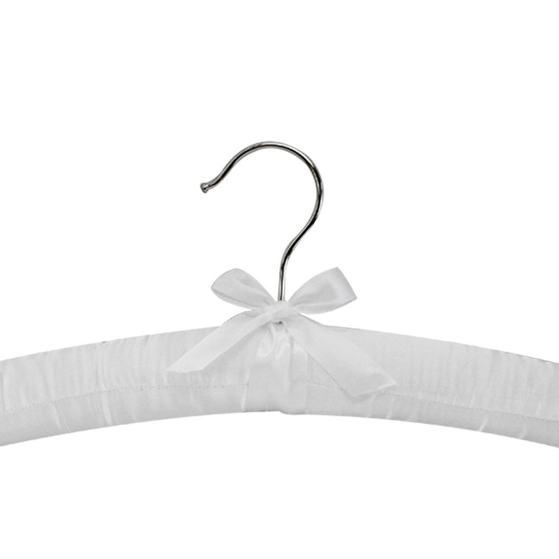6 PCS 15 White Satin Padded Hangers Dress Lingerie Etsy