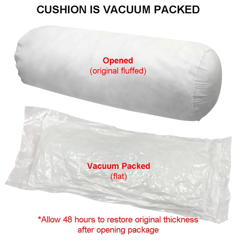 Large 26 x 6 Bolster Pillow round Long Insert Etsy