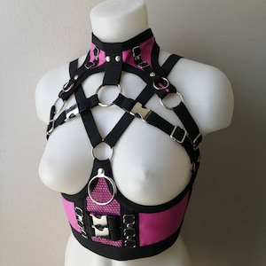 Bright color elastic harness