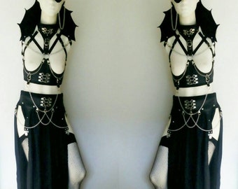 Four piece harness outfit