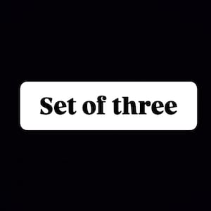 set of three
